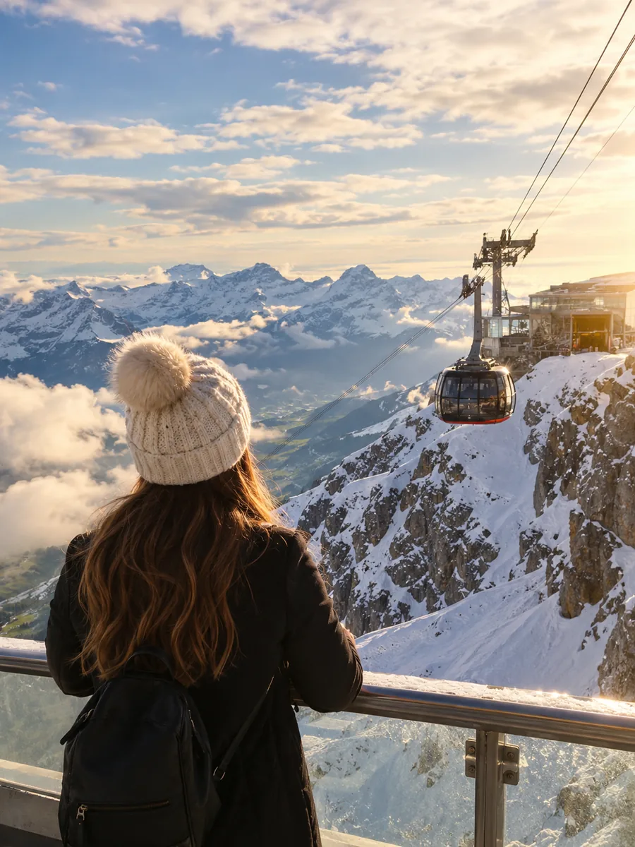 View at Mount Titlis
